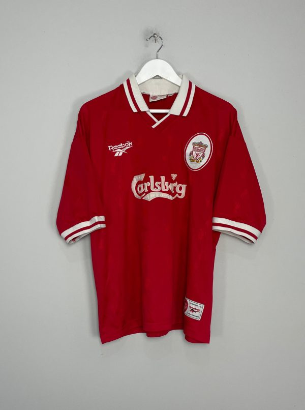 1996 98 LIVERPOOL BARNES #10 HOME SHIRT (XL) REEBOK Online