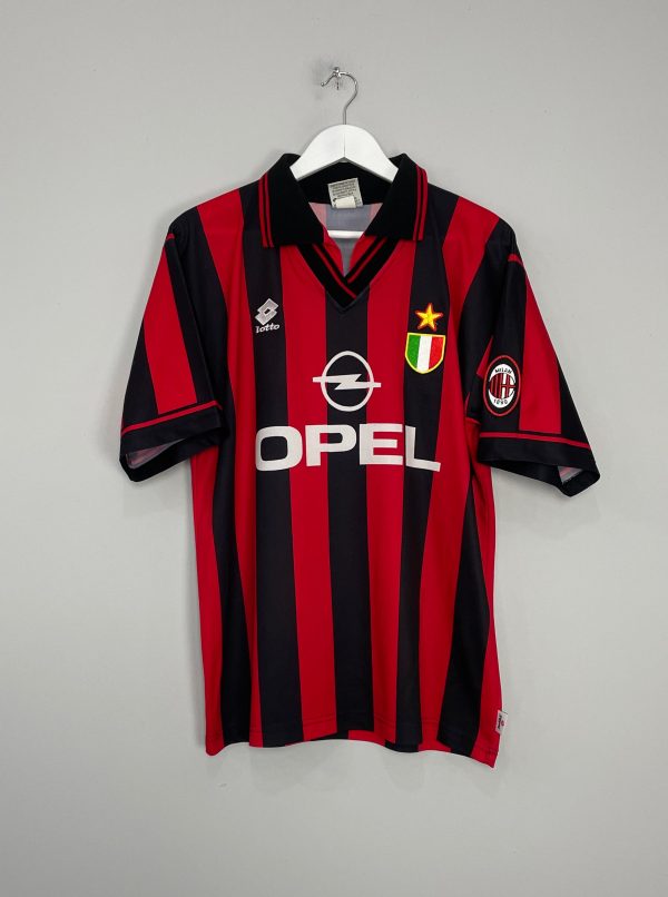 1996 97 AC MILAN BAGGIO #10 HOME SHIRT (L) LOTTO Online now