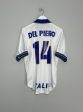 1996 97 ITALY DEL PIERO #14 AWAY SHIRT (L) NIKE on Sale