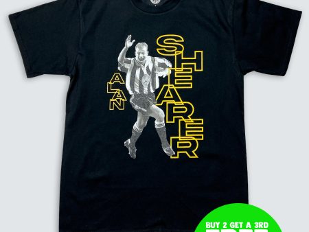 90s STYLE NEWCASTLE UNITED SHEARER BOOTLEG TEE Fashion