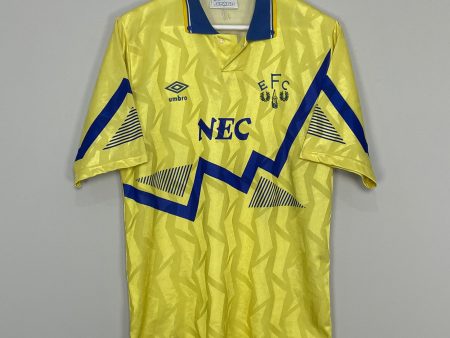 1990 92 EVERTON AWAY SHIRT (L) UMBRO Fashion