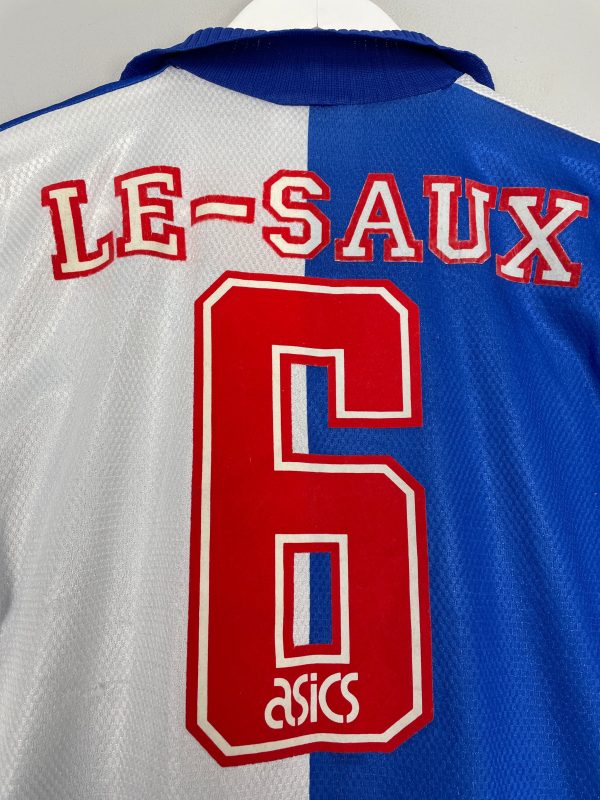 1994 95 BLACKBURN ROVERS LE SAUX #6 HOME SHIRT (L.KIDS) ASICS Hot on Sale