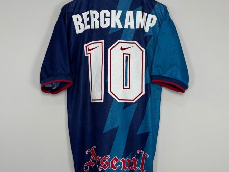 1995 96 ARSENAL BERGKAMP #10 AWAY SHIRT (XL) NIKE Online now