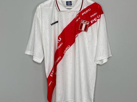 1996 97 PERU HOME SHIRT (XL) UMBRO Online Hot Sale