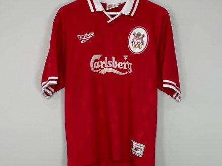 1996 98 LIVERPOOL HOME SHIRT (L) REEBOK For Sale