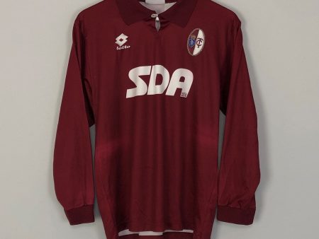 1995 96 TORINO #3 L S HOME SHIRT (S) LOTTO Fashion