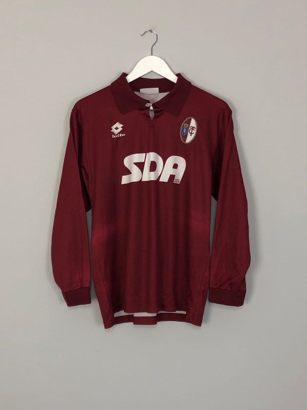 1995 96 TORINO #3 L S HOME SHIRT (S) LOTTO Fashion