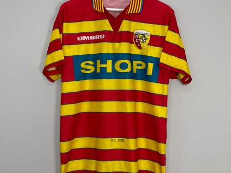 1996 97 RC LENS HOME SHIRT (M) UMBRO For Discount