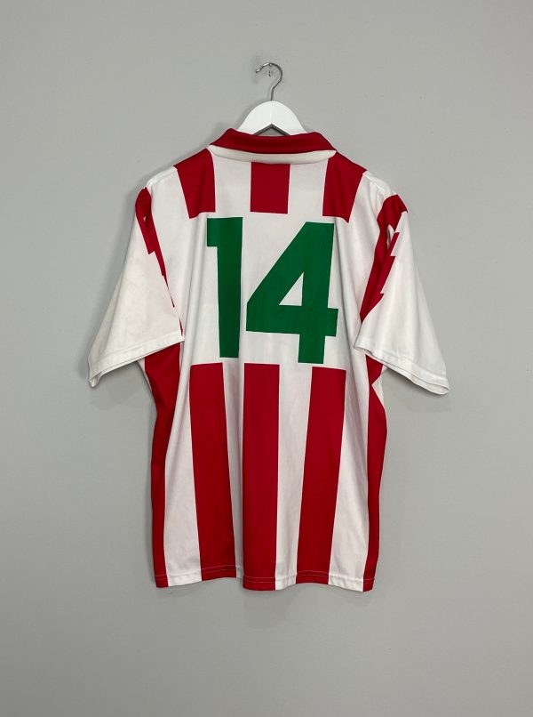 1994 95 NECAXA #14 *PLAYER ISSUE + SIGNED* HOME SHIRT (L) ADIDAS Online