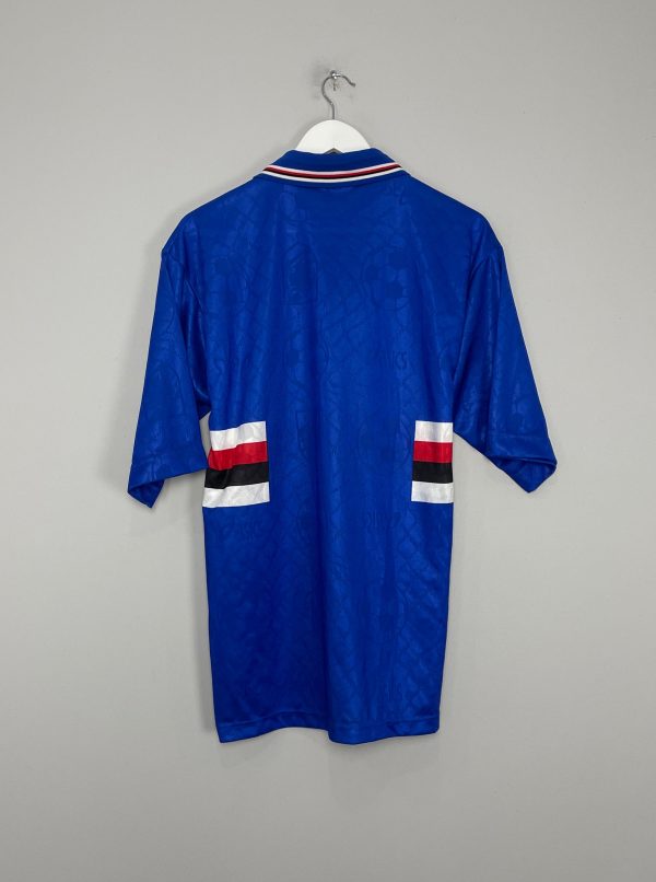 1995 96 SAMPDORIA HOME SHIRT (L) ASICS For Cheap