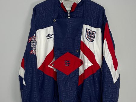 1990 92 ENGLAND TRACK JACKET (M) UMBRO Cheap