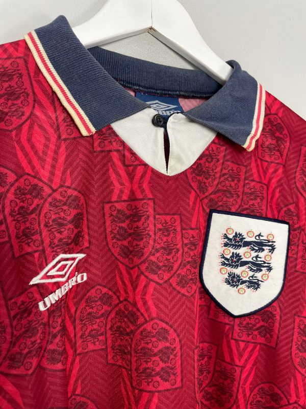 1993 95 ENGLAND AWAY SHIRT (XL) UMBRO Online now