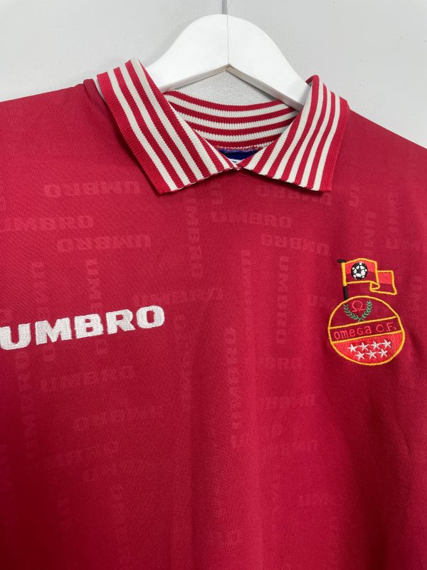 1992 93 OMEGA #16 HOME SHIRT (XL) UMBRO on Sale