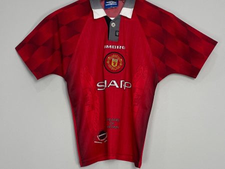 1996 98 MANCHESTER UNITED HOME SHIRT (L.KIDS) UMBRO on Sale