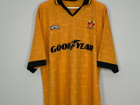 1995 96 WOLVES HOME SHIRT (XXL) NUTMEG Sale