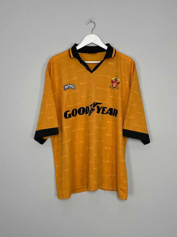 1995 96 WOLVES HOME SHIRT (XXL) NUTMEG Sale