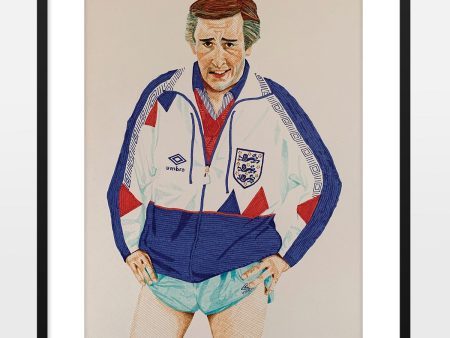 1990 ALAN FOR ENGLAND A3 PRINT Fashion