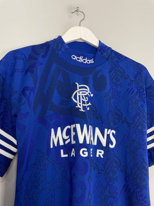 1994 95 RANGERS B.LAUDRUP #11 HOME SHIRT (S) ADIDAS For Cheap