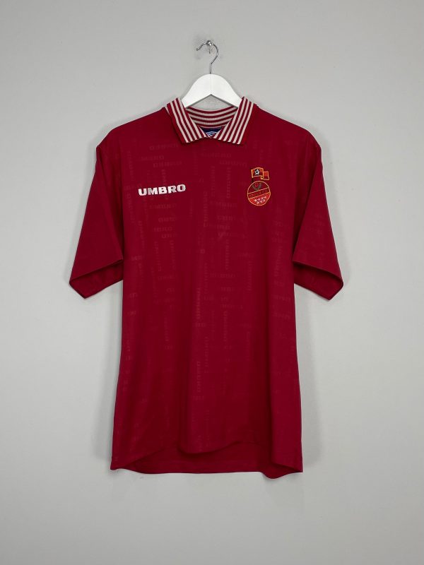 1992 93 OMEGA #16 HOME SHIRT (XL) UMBRO on Sale