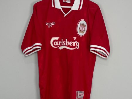 1996 98 LIVERPOOL HOME SHIRT (M) REEBOK Online Hot Sale