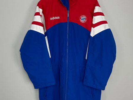 1995 97 BAYERN MUNICH BENCH COAT (M) ADIDAS Hot on Sale