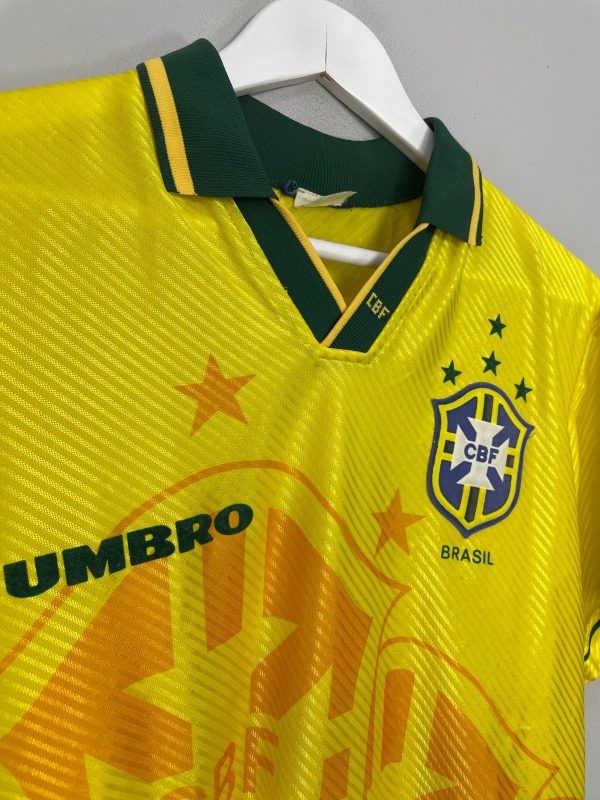 1994 BRAZIL HOME SHIRT (S) UMBRO For Sale