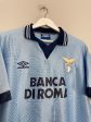 1995 96 LAZIO HOME SHIRT (L) UMBRO For Cheap