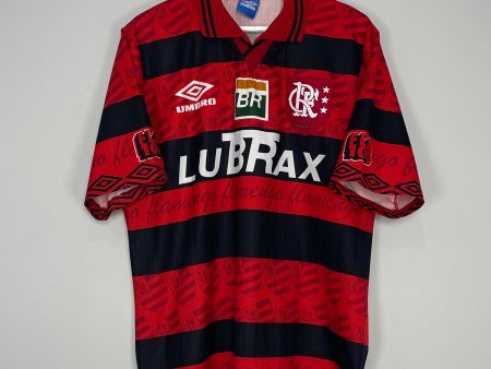 1995 96 FLAMENGO *CENTENARY* HOME SHIRT (L) UMBRO Online Hot Sale