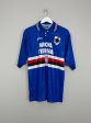 1995 96 SAMPDORIA HOME SHIRT (L) ASICS For Cheap