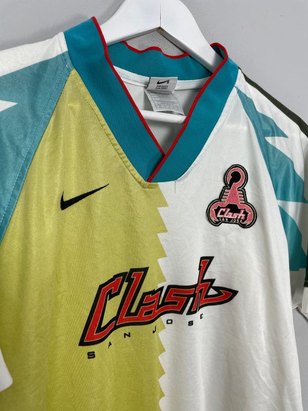 1996 97 SAN JOSE CLASH HOME SHIRT (M) NIKE on Sale