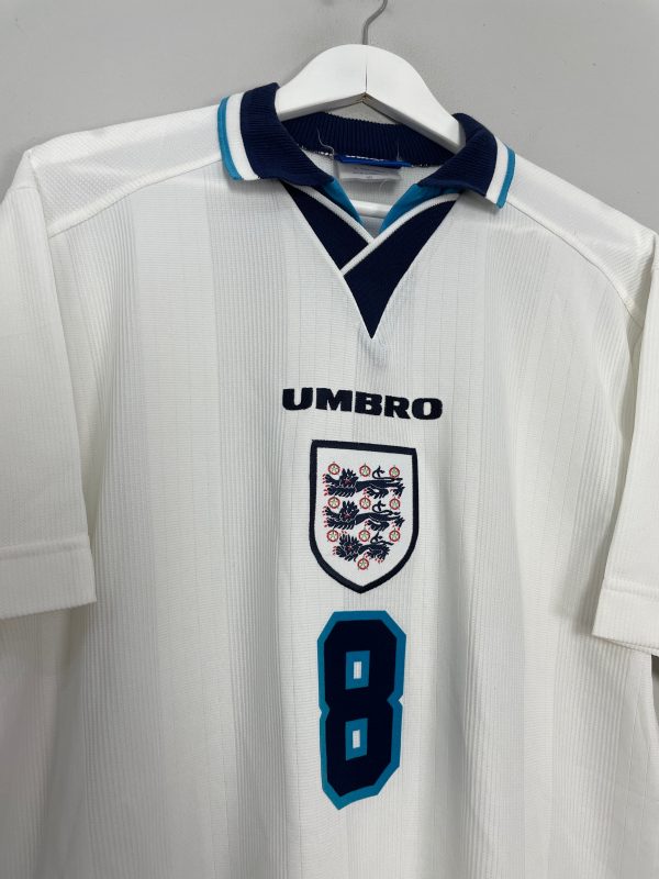 1995 97 ENGLAND GASCOIGNE #8 HOME SHIRT (XL) UMBRO Discount