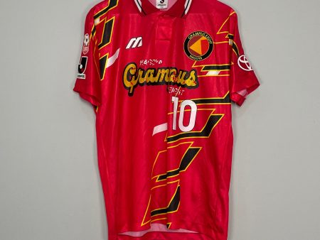 1995 96 NAGOYA GRAMPUS #10 HOME SHIRT (M) MIZUNO Sale