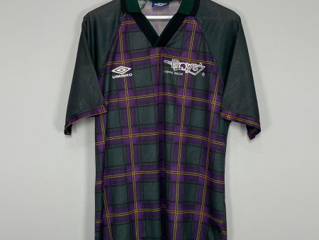 1995 96 TANJONG PAJAR BOYS CLUB #3 TARTAN SHIRT (L) UMBRO Supply