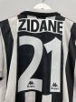 1996 97 JUVENTUS ZIDANE #21 HOME SHIRT (M) KAPPA on Sale