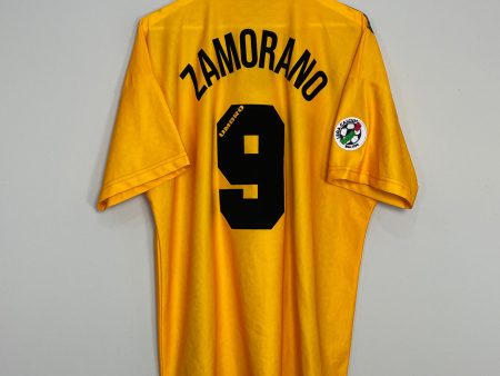 1996 97 INTER MILAN ZAMORANO #9 THIRD SHIRT (XL) UMBRO Sale