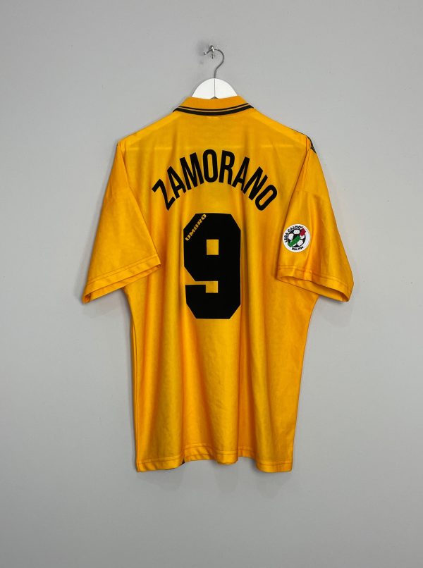 1996 97 INTER MILAN ZAMORANO #9 THIRD SHIRT (XL) UMBRO Sale