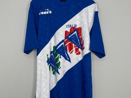 1994 ITALY TRAINING SHIRT (XL) DIADORA For Cheap