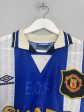 1994 96 MANCHESTER UNITED CANTONA #7 THIRD SHIRT (L) UMBRO on Sale