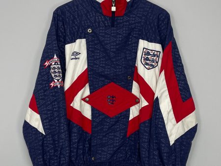 1990 92 ENGLAND TRAINING JACKET (M) UMBRO Online Hot Sale