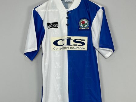 1996 97 BLACKBURN ROVER HOME SHIRT (S) ASICS Online Hot Sale