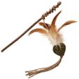 Spot Silver Vine Teaser Wand Cat Toy Assorted Tan-Brown 10in Sale