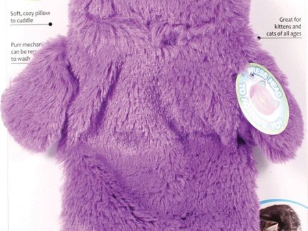 Petstages Purr Pillow Kitty Cat Toy Violet 1ea Online Sale