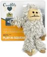 OurPets Play N Squeak Yeti Catnip Toy Grey 1ea One Size Fashion