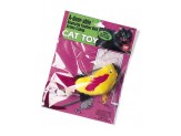 Spot A-Door-Able Bouncing Plush Bird with Feather Tail Cat Toy Multi-Color 4.5 in Fashion