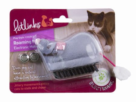 Petlinks Roaming Runner Mouse Electronic Motion Cat Toy Grey 1ea One Size For Discount