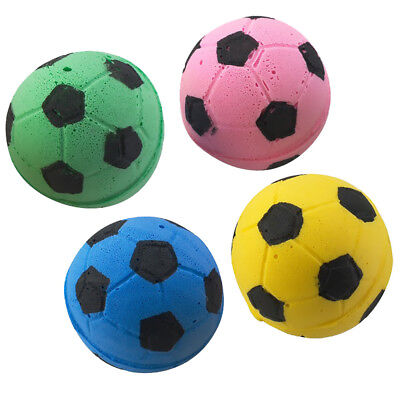 Spot Sponge Soccer Ball Cat Toy Multi-Color 4 Pack Sale