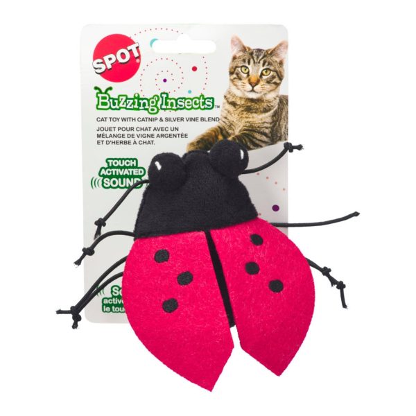 Spot Buzzing Insects Cat Toy Assorted, 1ea 5 in Online