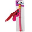 Spot Feather Dangler Teaser Wand Cat Toy Multi-Color 18 in Sale