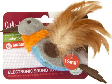 Petlinks Flutter Singer Hummingbird Electronic Sound Cat Toy Multi-Color 1ea One Size Hot on Sale