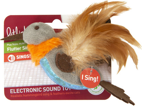 Petlinks Flutter Singer Hummingbird Electronic Sound Cat Toy Multi-Color 1ea One Size Hot on Sale